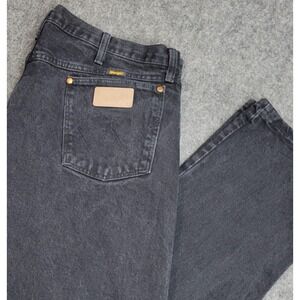 Wrangler Men's Straight Jeans - Dark Gray